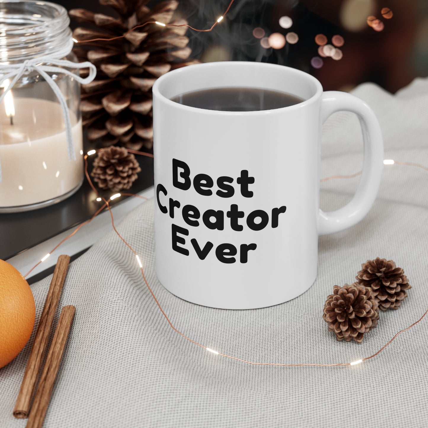 Ceramic Mug 11oz - Best creator ever - Marvelous Photography