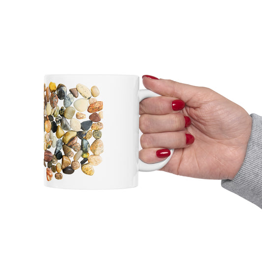 Ceramic Mug 11oz - I collect rocks bc murdering people isn't sociably acceptable - Marvelous Photography