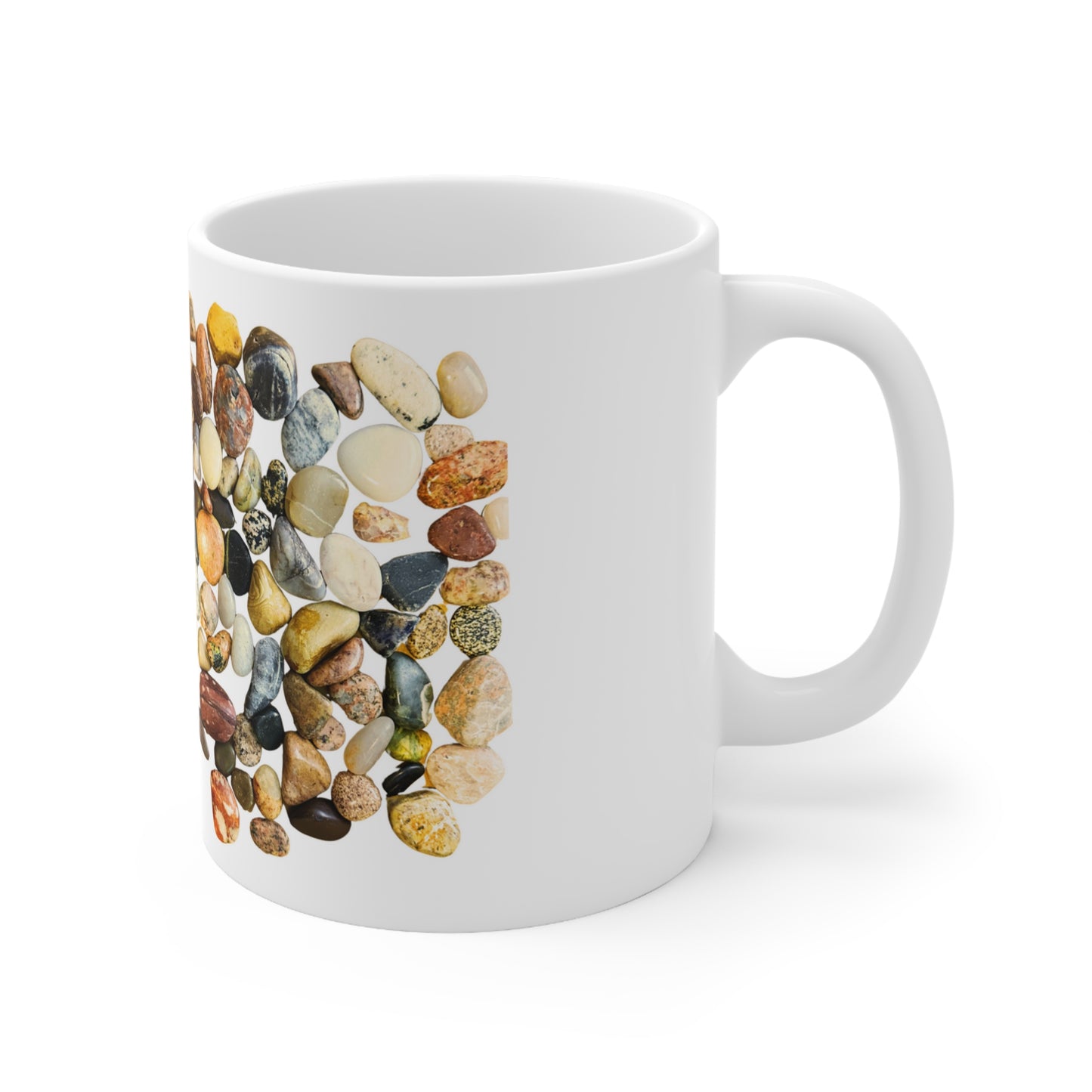 Ceramic Mug 11oz - I collect rocks bc murdering people isn't sociably acceptable - Marvelous Photography
